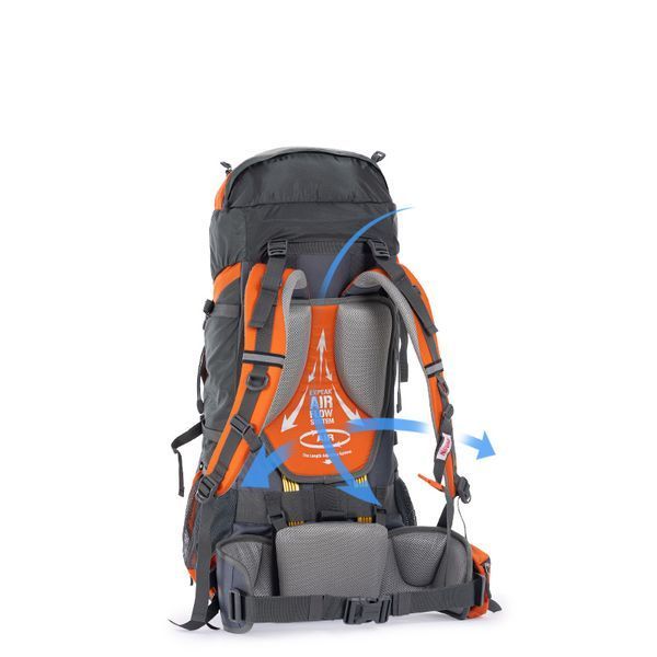 Рюкзак туристичний Naturehike NH70B070-B, 70 л + 5 л, блакитний 6927595709023 фото