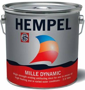 Фарба необростаюча MILLE DYNAMIC, чорна, 2,5 л. Арт. бази 06774 71704-19990/2,5 фото