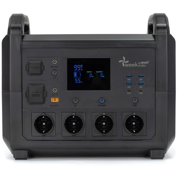 Зарядна станція WEEKENDER від MUST HBP1500 1485ВТ/г LiFePO4 кількість циклів 5000 HBP1500 фото