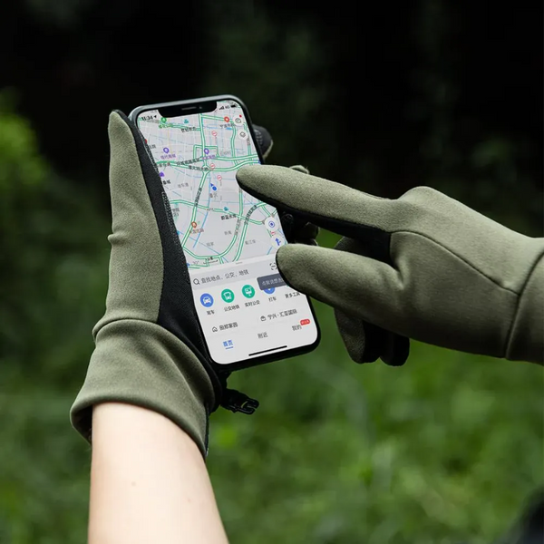 Рукавички трикотажні з покращеним хватом Naturehike NH20FS032, розмір М, сірі 6927595749906 фото