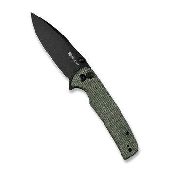 Ніж складаний туристичний Sencut Sachse, (8.8 см) 9Cr18MoV / Micarta зелений S21007-2 фото