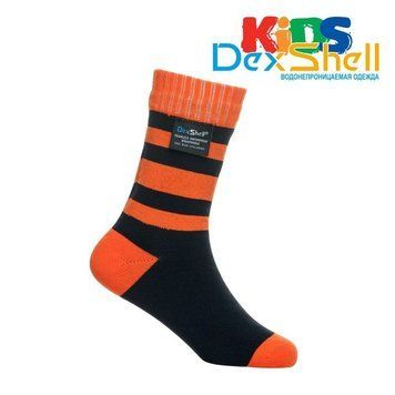 Шкарпетки водонепроникні дитячі Dexshell Children soсks orange, р-р S, помаранчеві DS546S фото
