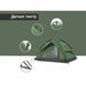 Намет чотиримісний автоматичний Naturehike NH21ZP008, темно-зелений 6976023920660 фото 9