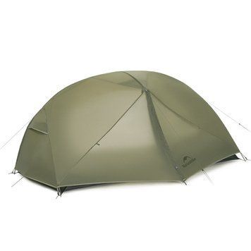 Намет надлегкий двомісний Naturehike Mongar Hiking Tent Pro CNK2550WS037, 20D, зелений 6977465863607 фото