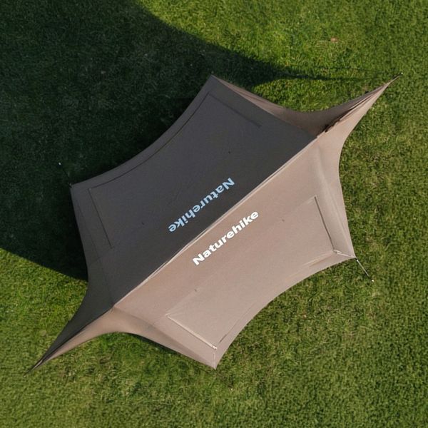 Тент туристичний Naturehike Cloud Skies Tarp Lite CNK2650WS023, 960 х 485 х 260 см, темно-коричневий 6977465860941 фото