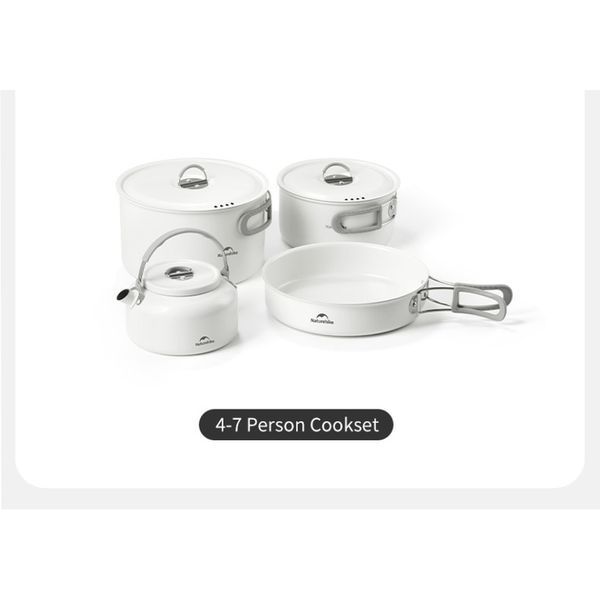 Каструля із керамічним антипригарним покриттям Naturehike CNK2450CF013, 3 л, алюміній 6927595712450 фото