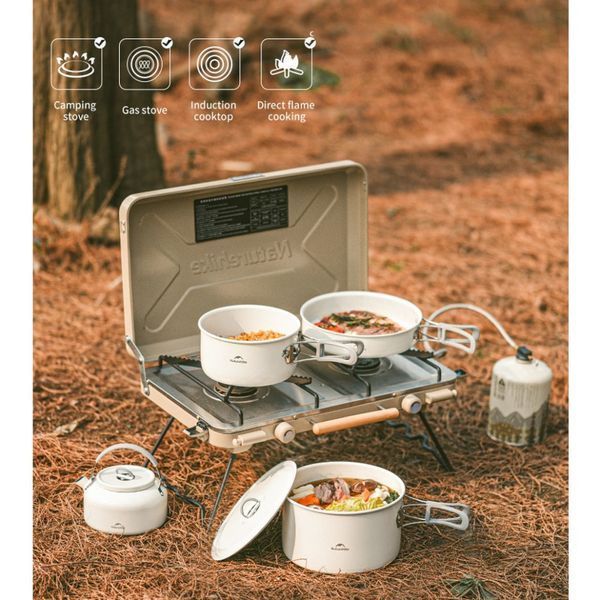 Каструля із керамічним антипригарним покриттям Naturehike CNK2450CF013, 3 л, алюміній 6927595712450 фото