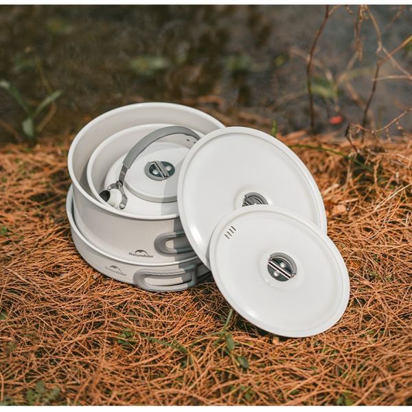 Каструля із керамічним антипригарним покриттям Naturehike CNK2450CF013, 3 л, алюміній 6927595712450 фото