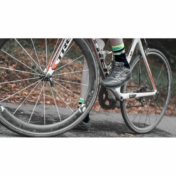 Шкарпетки водонепроникні Dexshell Pro visibility Cycling, р-р S (36-38), з зеленою смугою DS648HVYS фото