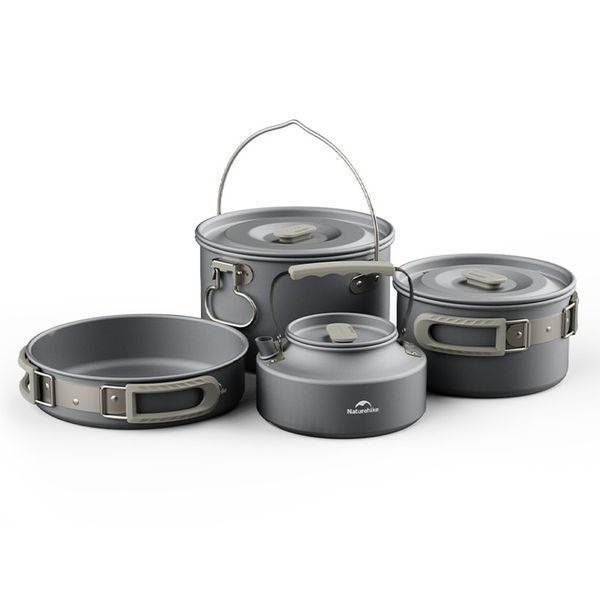 Сковорідка зі складаною ручкою Naturehike CNK2450CF010, 17,5 см, алюміній 6976507663380 фото